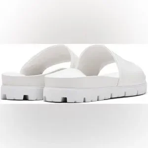 Prada | Shoes | Prada Mens Silkscreen Logo Print Slides  display picture 3